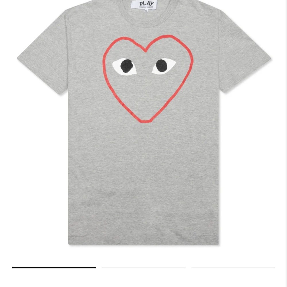 Kids Gray Heart T-Shirt